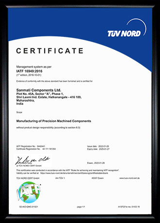 IATF Certificate